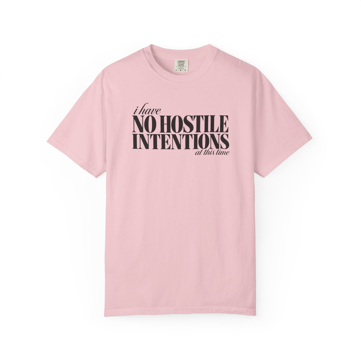 No Hostile Intentions tee