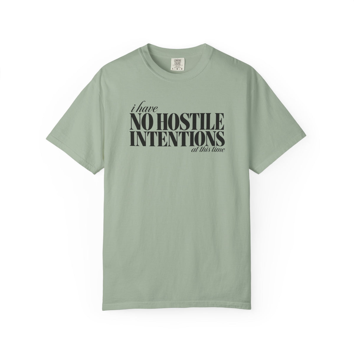 No Hostile Intentions tee