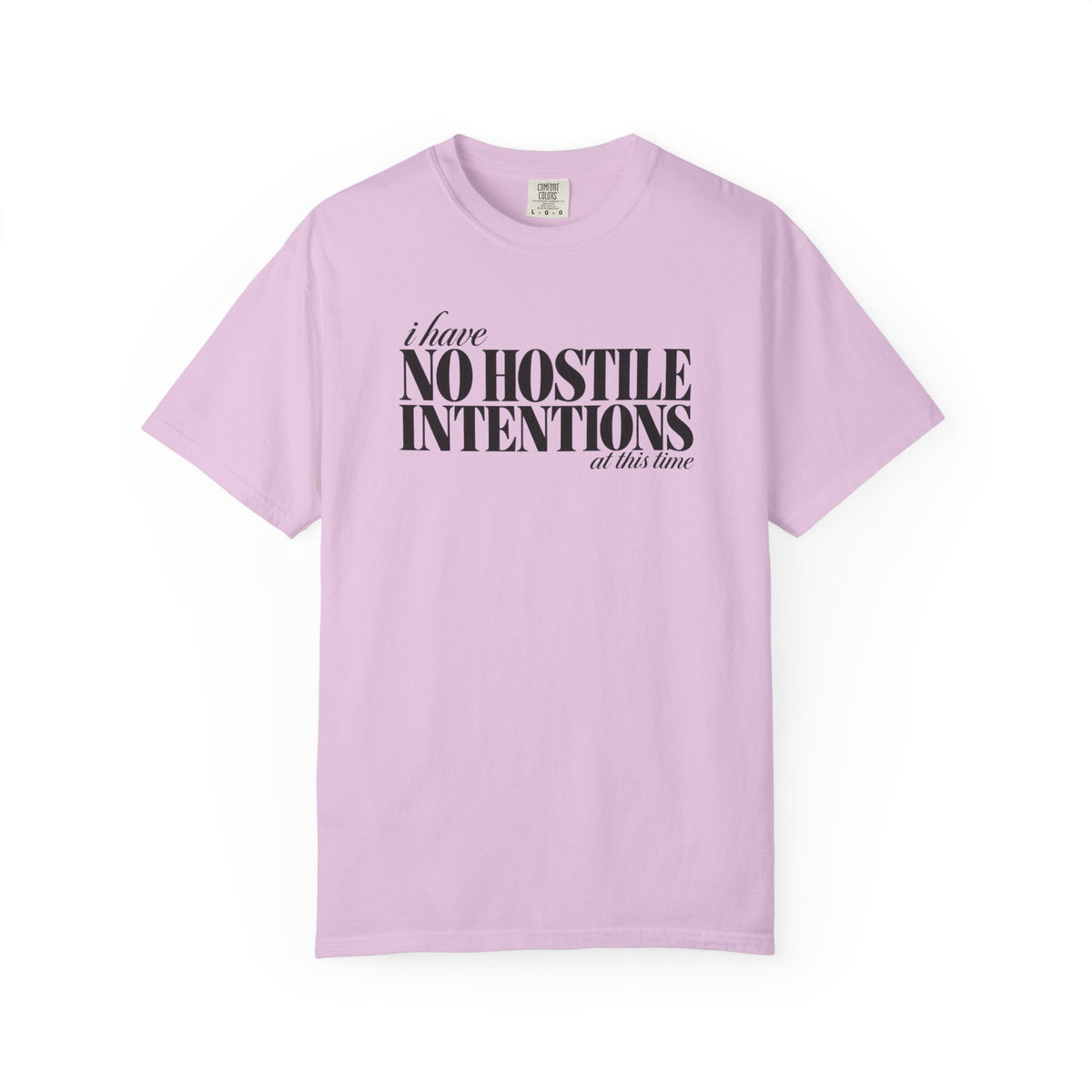 No Hostile Intentions tee