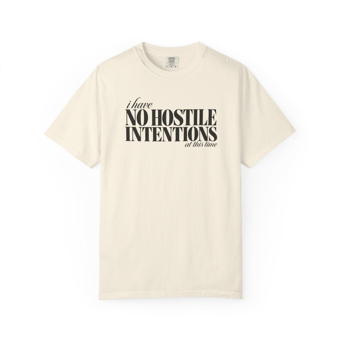 No Hostile Intentions tee