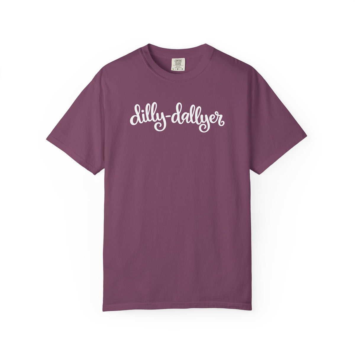 Dilly-Dallyer tee for grown-ups