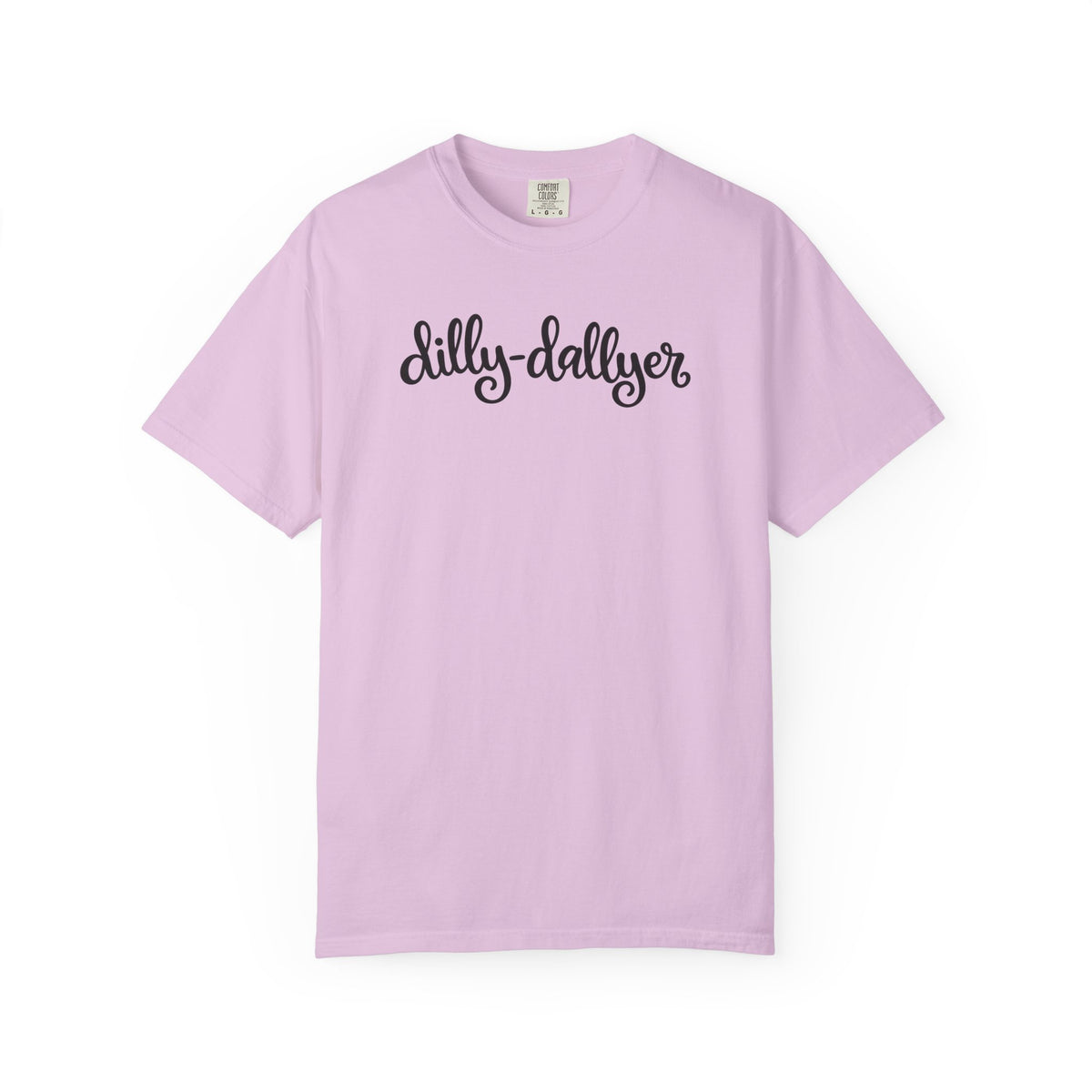 Dilly-Dallyer tee for grown-ups