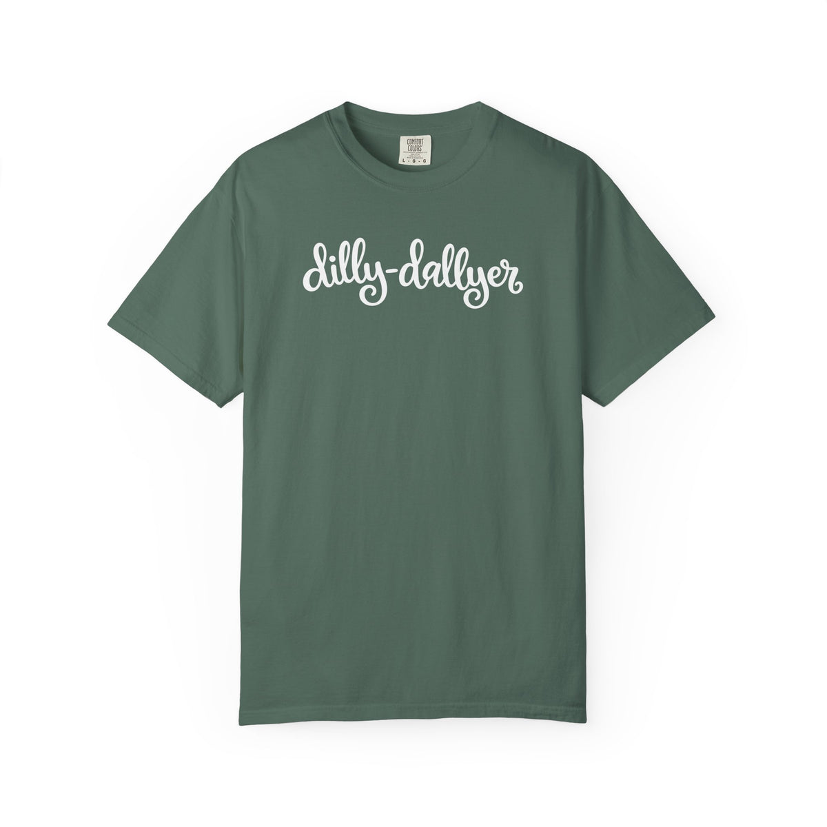 Dilly-Dallyer tee for grown-ups