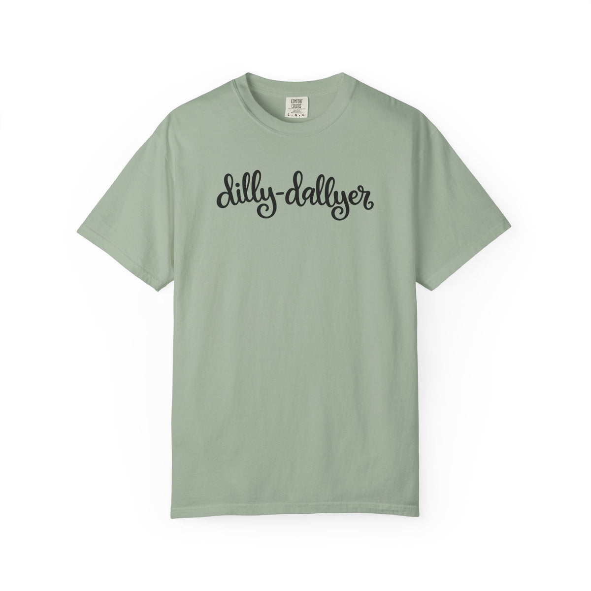 Dilly-Dallyer tee for grown-ups